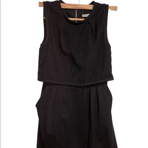 Trina Turk size 6 black cocktail party dress
